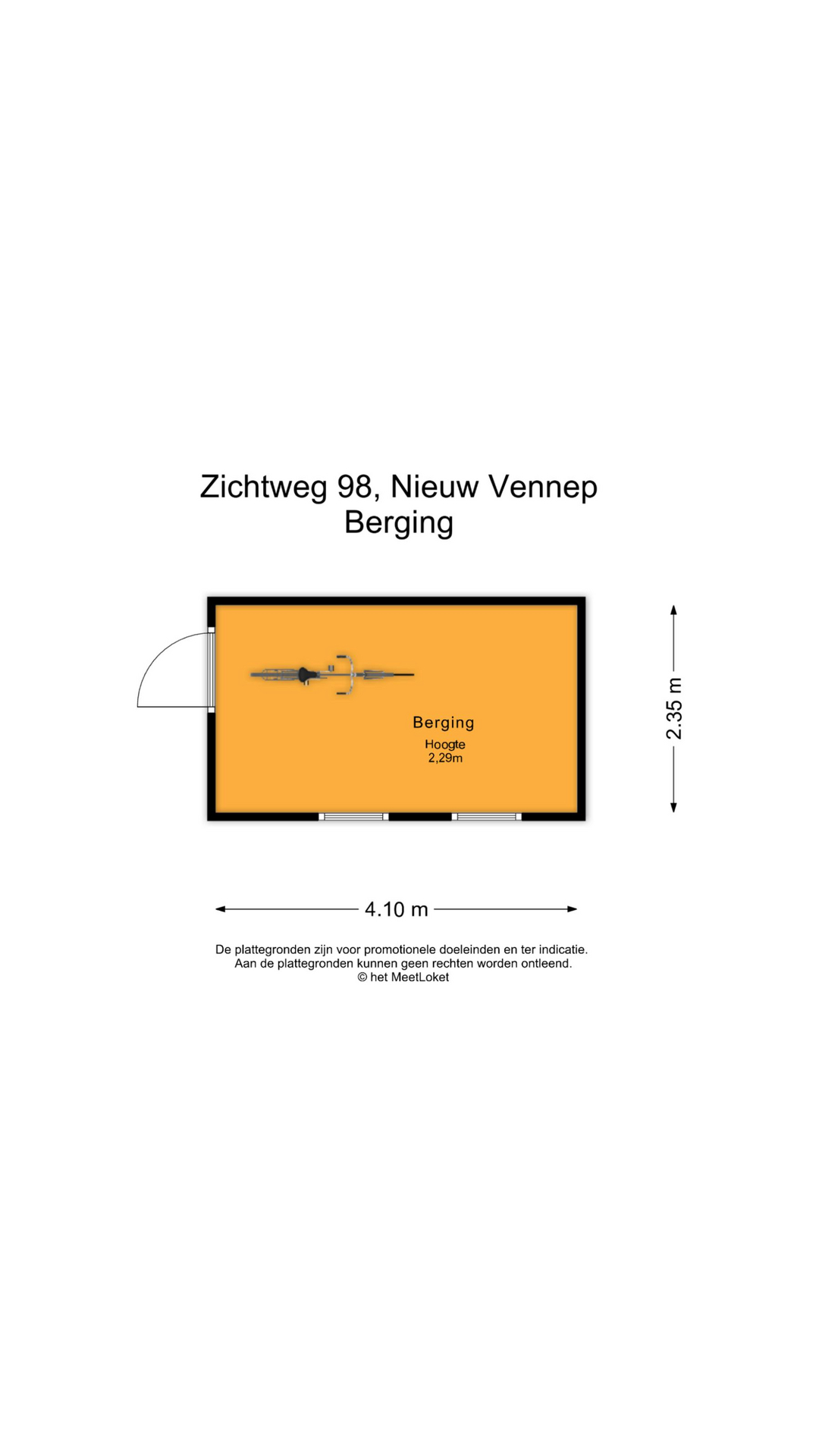 Zichtweg 98 , 2151 WK Nieuw-vennep map